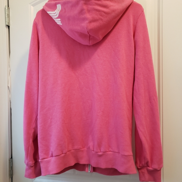 Pink Mickey Mouse Disney Hoodie Jacket Pride size XL - Picture 6 of 8